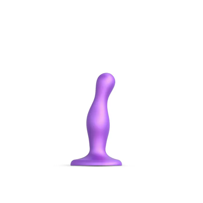 Female Sex Toys StrapOnMe StrapOnMe Curvy Plug Dildo Metallic Purple Small Female Sex Toys StrapOnMe StrapOnMe Curvy Plug Dildo Metallic Purple Small