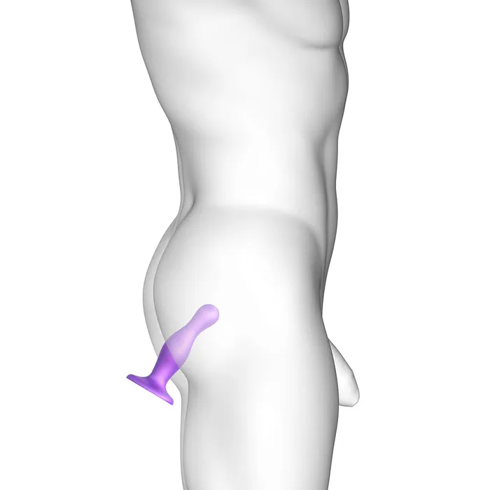 Female Sex Toys | Strap-On-Me Strap-On-Me Curvy Plug Dildo Metallic Purple - Small