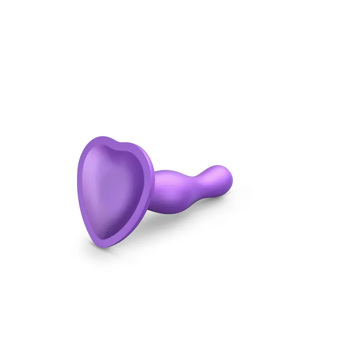 Female Sex Toys | Strap-On-Me Strap-On-Me Curvy Plug Dildo Metallic Purple - Small
