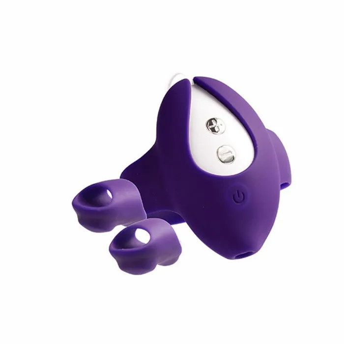 Female Sex Toys | VeDO Kimi Rechargeable Dual Finger Vibe With Remote Control - Deep Purple Female Sex Toys | VeDO Kimi Rechargeable Dual Finger Vibe With Remote Control - Deep Purple