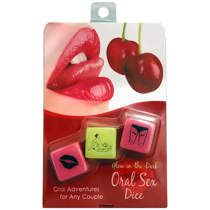 Glow in the Dark Oral Sex Dice Kheper Games Female Sex Toys