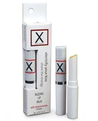 Holiday Female Sex Toys X on the lips Buzing lip balm with pheromones