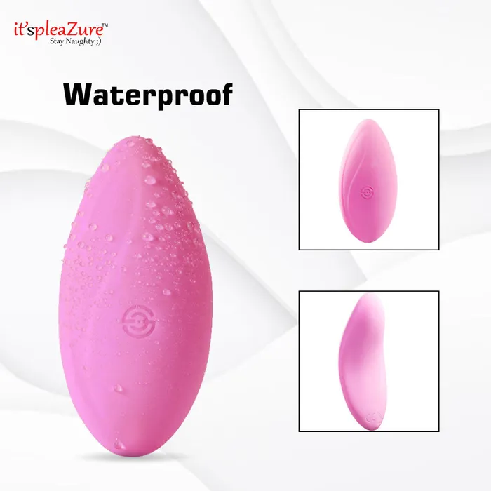 Itspleazure Itspleazure Pink Silicone Waterproof Panty Vibrator | Female Sex Toys Itspleazure Itspleazure Pink Silicone Waterproof Panty Vibrator | Female Sex Toys