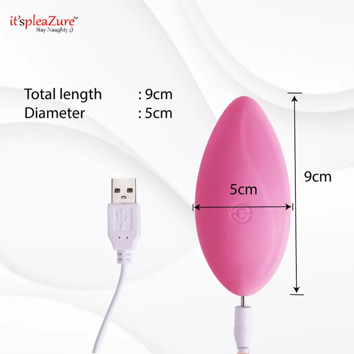 Itspleazure Itspleazure Pink Silicone Waterproof Panty Vibrator | Female Sex Toys Itspleazure Itspleazure Pink Silicone Waterproof Panty Vibrator | Female Sex Toys