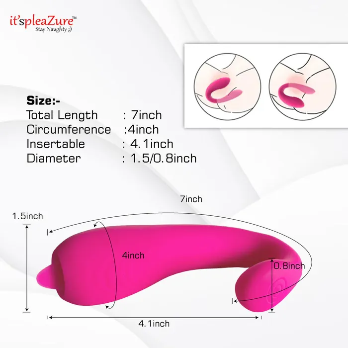 Itspleazure Itspleazure U Shape Clit Stimulating Vibrator | Female Sex Toys