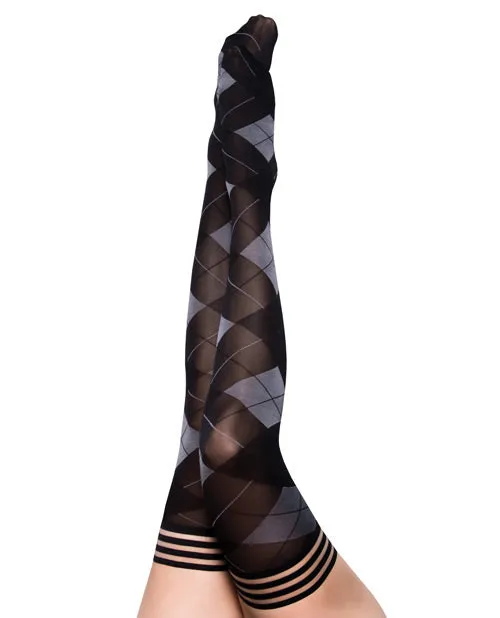 Kixies INC Vibrators Kixies Kimmie Argyle Thigh High Argyle