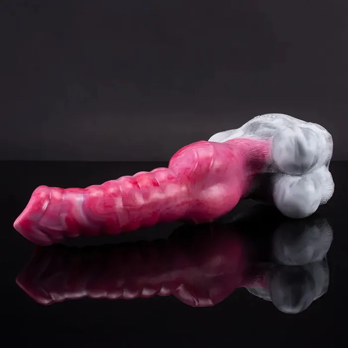 Lovetoyshub Dildos | 10.23Inch Soft Silicone Dog Dick Dildo
