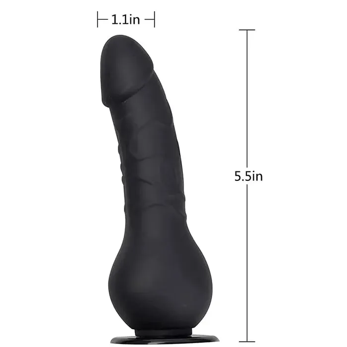 Lovetoyshub Female Sex Toys | 5.5Inch Adjustable Strap On Harness Silicone Dildo