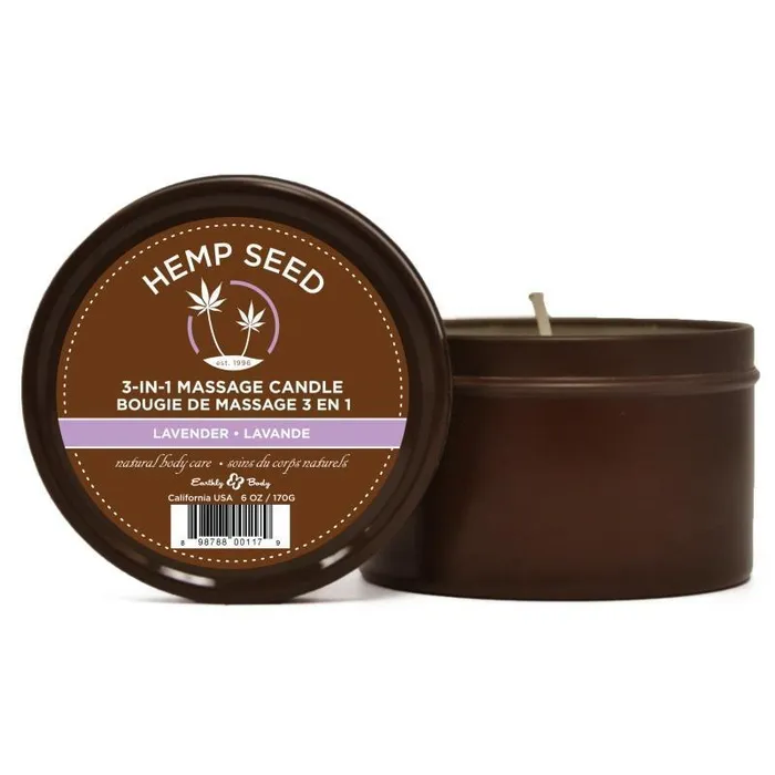 Male Sex Toys | Earthly Body Lavender Suntouched Candle With Hemp 6 Oz