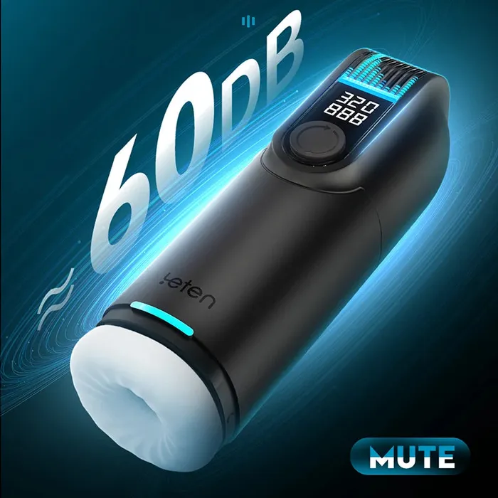 Male Sex Toys | Lovetoyshub 9 Voice & Scene Intelligent Auto Stroker Dual Heated Penis Trainer