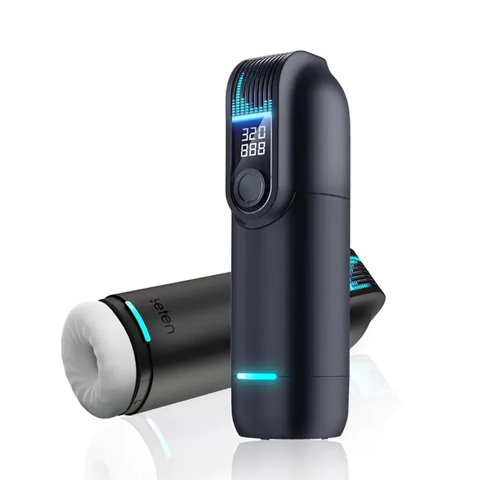 Male Sex Toys | Lovetoyshub 9 Voice & Scene Intelligent Auto Stroker Dual Heated Penis Trainer