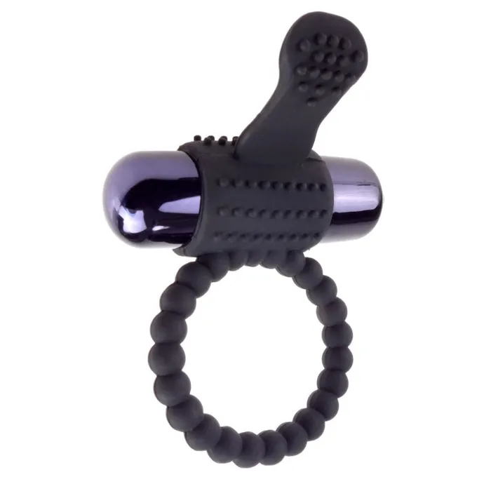 Pipedream Couples | Fantasy C-Ringz Vibrating Silicone Super Ring Black Pipedream Couples | Fantasy C-Ringz Vibrating Silicone Super Ring Black