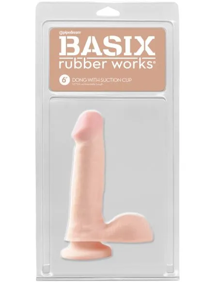 Pipedream Dildos | Basix Rubber Works 7.5 Inch Dong With Suction Cup