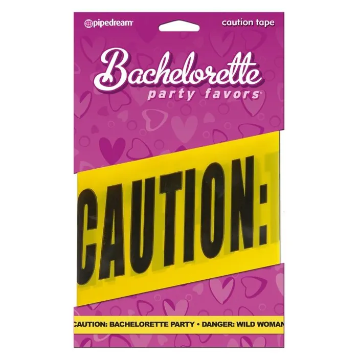 Pipedream Vibrators Bachelorette Party Favors Caution Tape