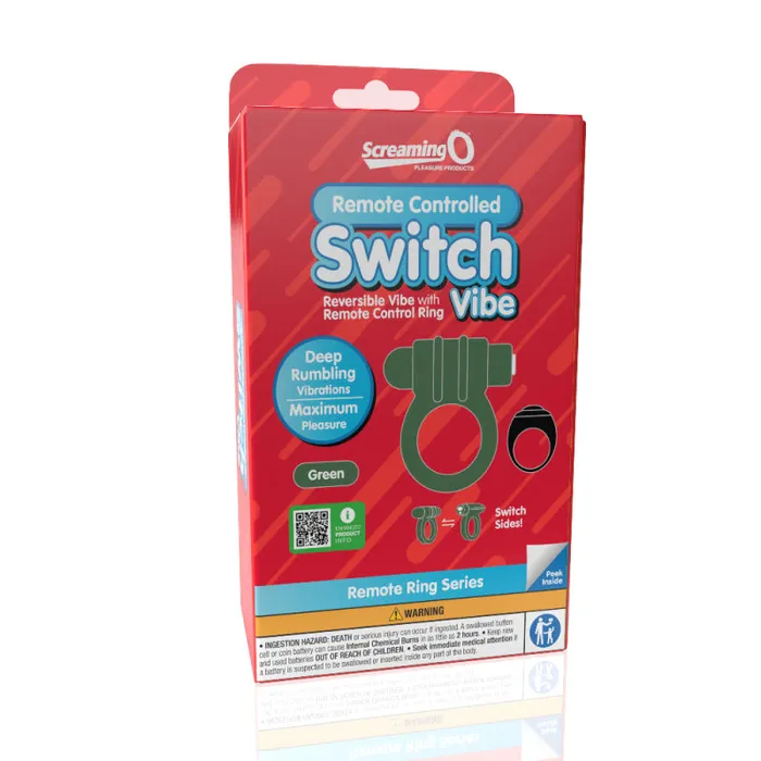 Screaming O Couples | Screaming O Remote Controlled Switch Vibrating Ring - Green Screaming O Couples | Screaming O Remote Controlled Switch Vibrating Ring - Green