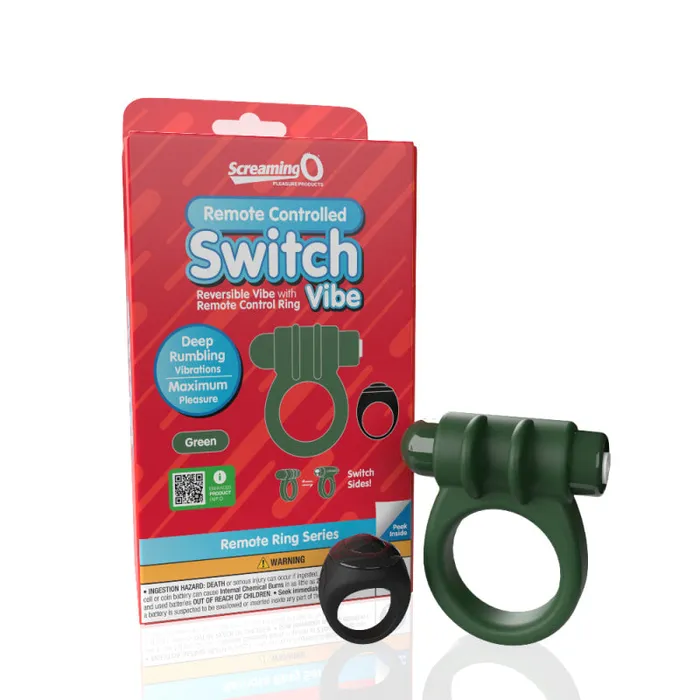 Screaming O Couples | Screaming O Remote Controlled Switch Vibrating Ring - Green Screaming O Couples | Screaming O Remote Controlled Switch Vibrating Ring - Green