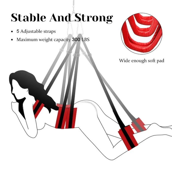 Sex Swing With Widened Thick Comfortable Swing | Lovetoyshub Female Sex Toys