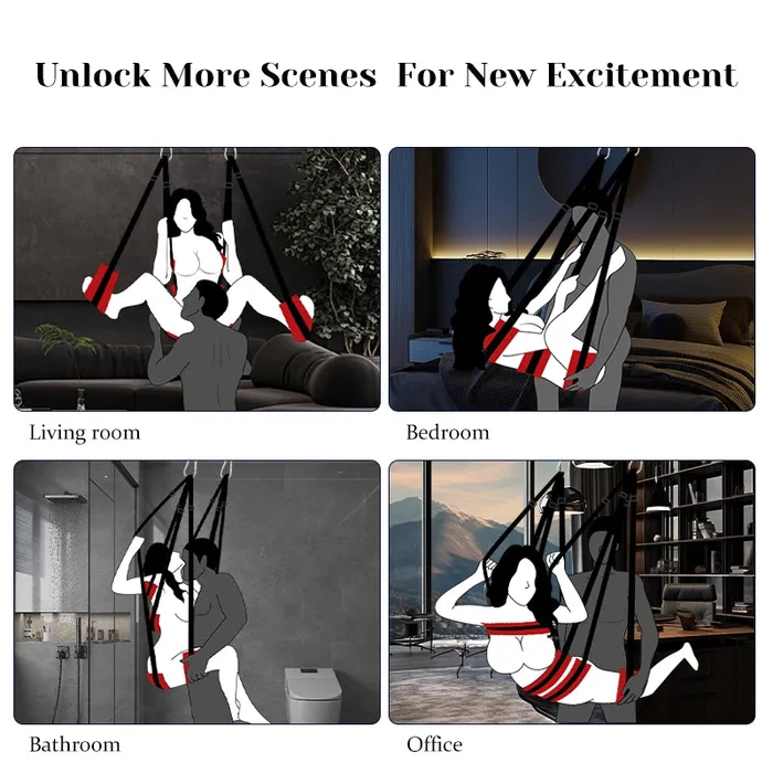 Sex Swing With Widened Thick Comfortable Swing | Lovetoyshub Female Sex Toys