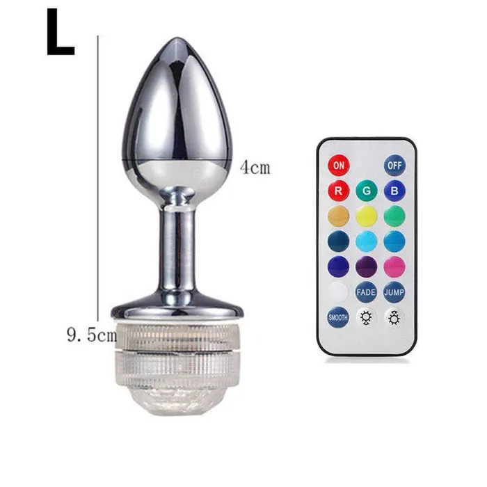 Shenzhen Kovida Medical Products Co., Ltd. Male Sex Toys | Wireless Remote Control LED Anal Plug