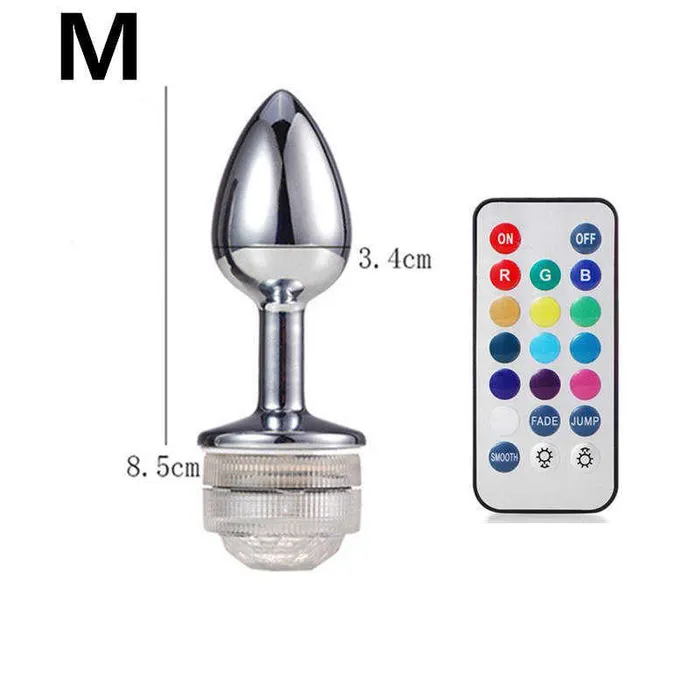 Shenzhen Kovida Medical Products Co., Ltd. Male Sex Toys | Wireless Remote Control LED Anal Plug
