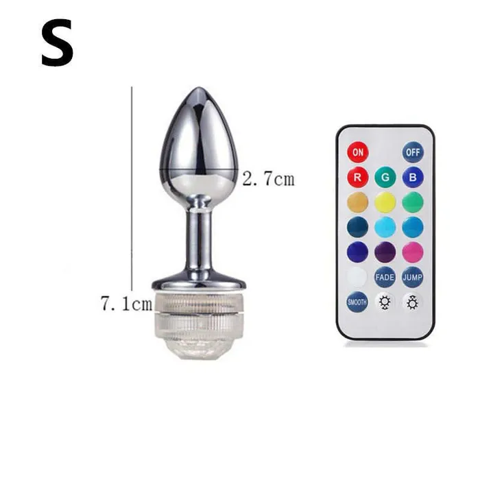 Shenzhen Kovida Medical Products Co., Ltd. Male Sex Toys | Wireless Remote Control LED Anal Plug