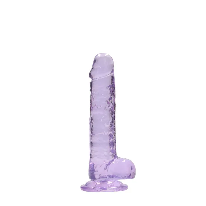 Shots Toys RealRock 7'' Realistic Dildo With Balls - Purple 17.8 cm Dong | Female Sex Toys Shots Toys RealRock 7'' Realistic Dildo With Balls - Purple 17.8 cm Dong | Female Sex Toys