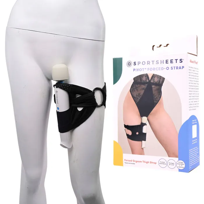 Sportsheets Female Sex Toys Pivot 2 in 1 ForcedO Strap Thigh Harness for Massagers Sportsheets Female Sex Toys Pivot 2 in 1 ForcedO Strap Thigh Harness for Massagers