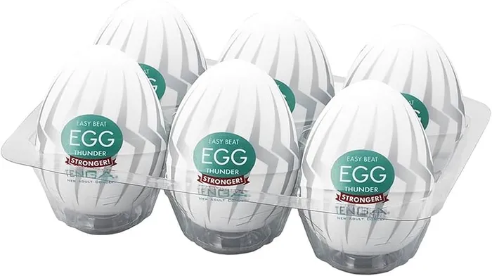 TENGA EGG Thunder 6pk Tenga Female Sex Toys