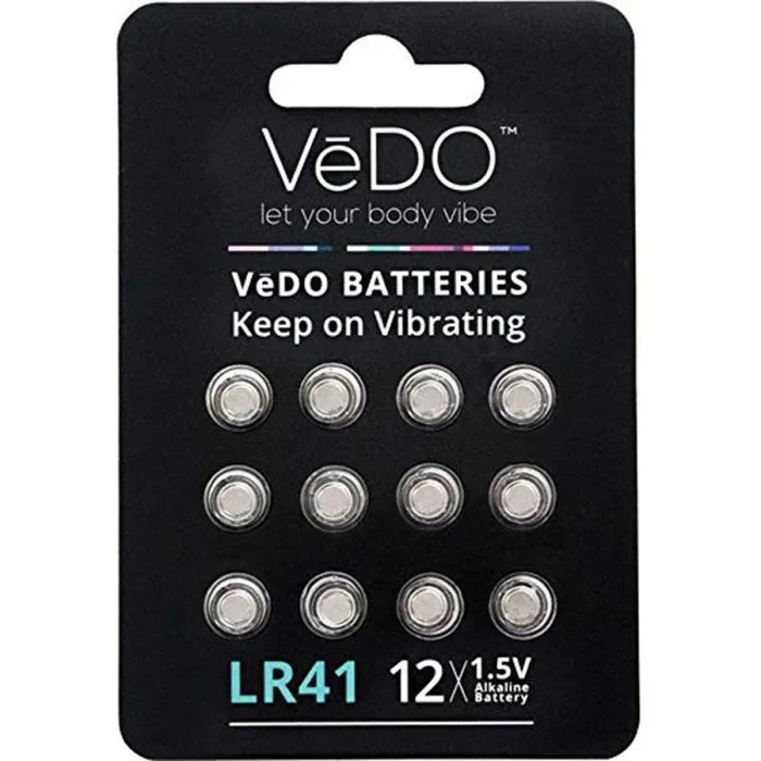VeDO Female Sex Toys LR41 Batteries 12 Pack