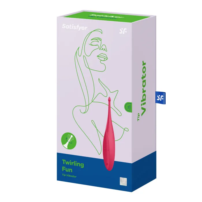 Vibrators | Satisfyer Twirling Fun - Poppy Red