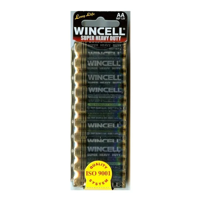 Wincell Female Sex Toys Wincell Super Heavy Duty AA Shrink 10Pk Battery