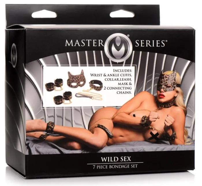 XR Brands Master Series Wild Sex 7pc Bondage Set | Couples