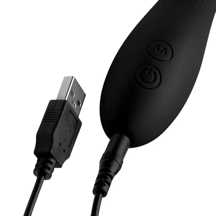 Xr Brands Wonder Vibes Vibrators | 7x Bendable Silicone Vibrator - Black