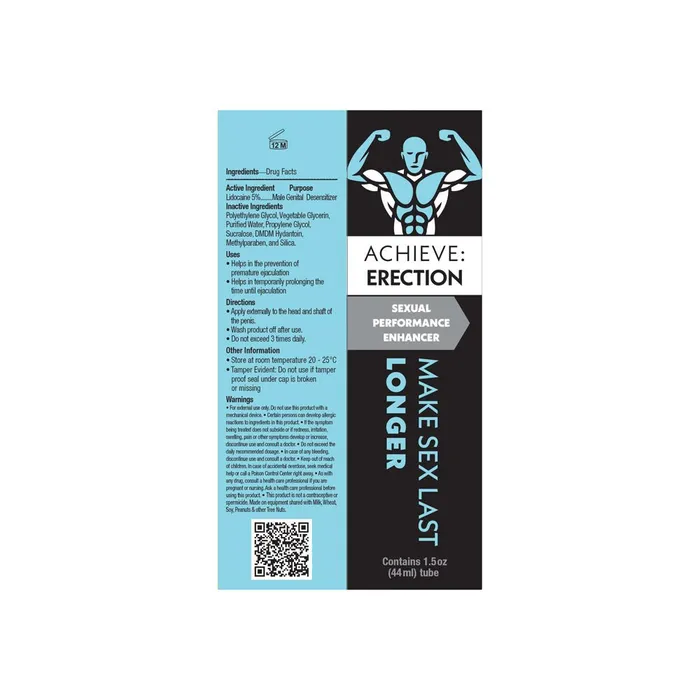 Achieve Erection Sexual Performance Enhancer for Men 44 ml Tube Little Genie Female Sex Toys Achieve Erection Sexual Performance Enhancer for Men 44 ml Tube Little Genie Female Sex Toys
