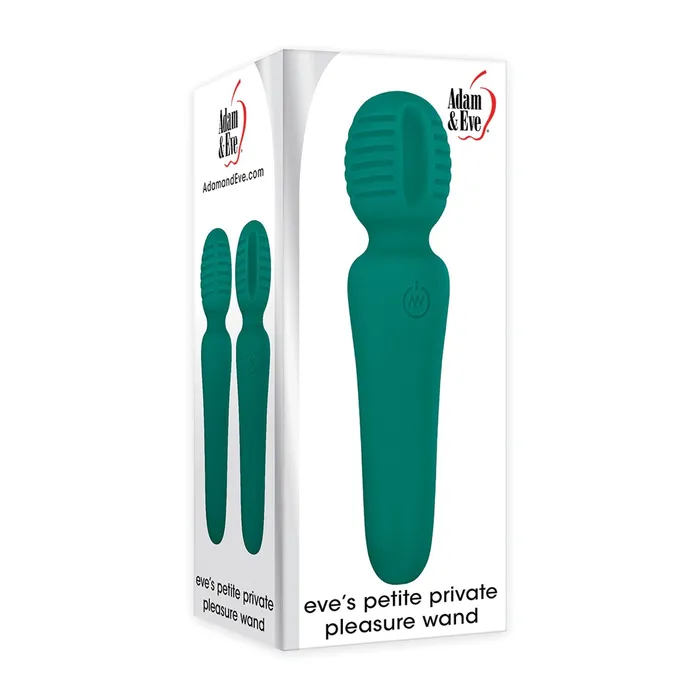 Adam Eve Eves Petite Private Pleasure Wand Green Curve Toys Female Sex Toys