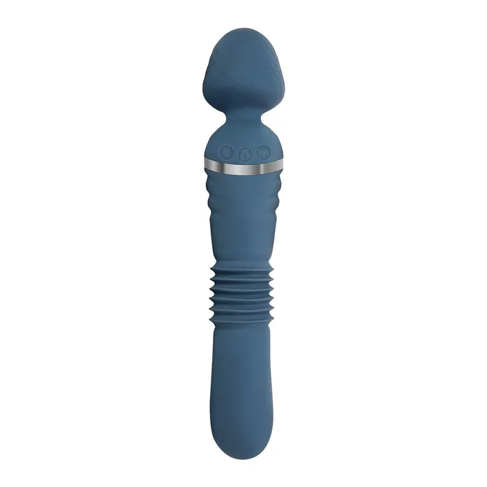 Adam Eve The Dual End Thrusting Wand Aqua CalExotics Female Sex Toys