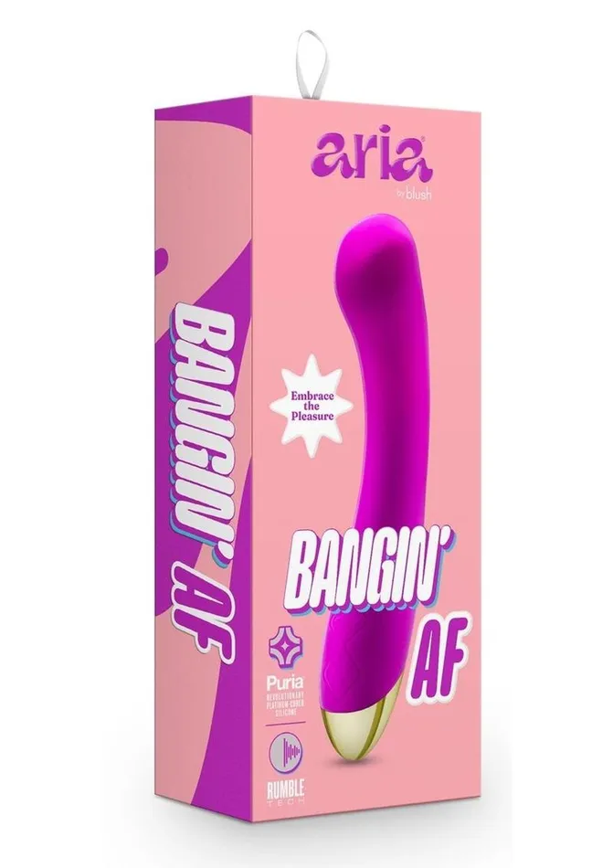 Aria Aria Bangin AF Rechargeable Silicone Vibrator Female Sex Toys