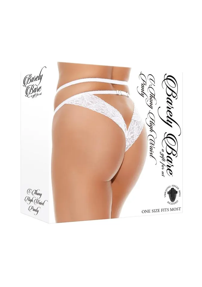 Barely Bare Female Sex Toys Barely Bare VThong High Waist Panty