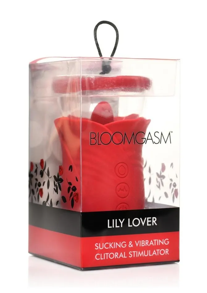 Bloomgasm Lily Lover Sucking and Vibrating Rechargeable Silicone Clitoral Stimulator Bloomgasm Female Sex Toys