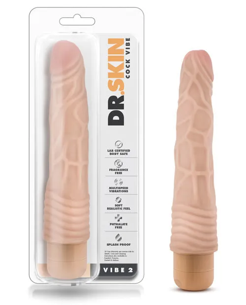 Blush Dr Skin Vibe 2 Beige Blush Novelties Vibrators