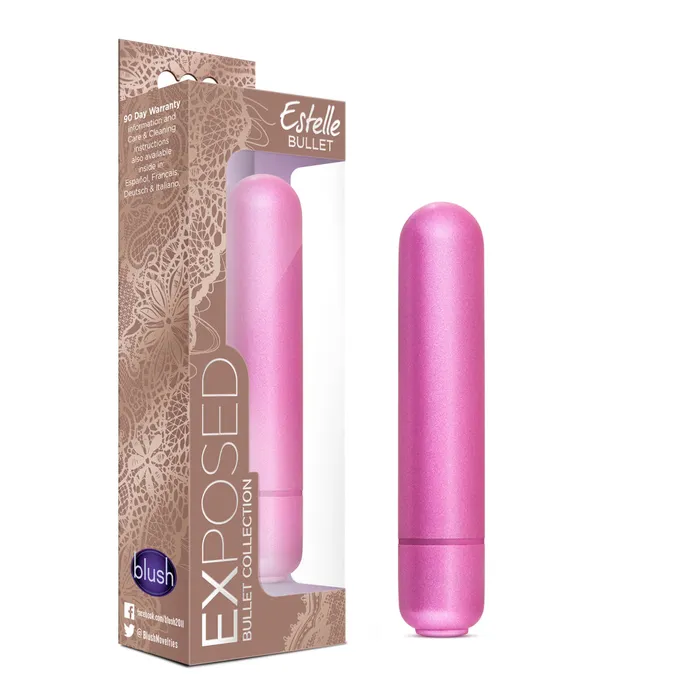 Blush Novelties Female Sex Toys Exposed Estelle Bullet Raspberry