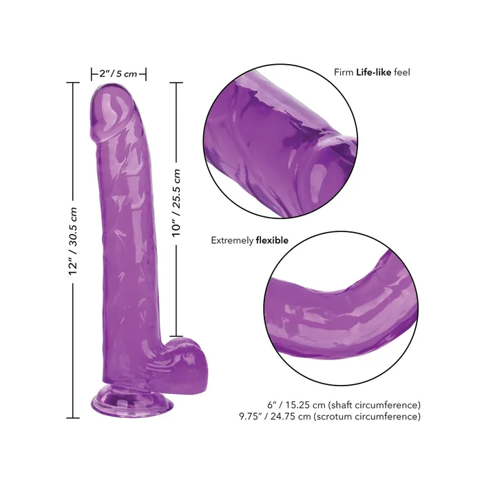 CalExotics Anal Size Queen 10 Inch Purple