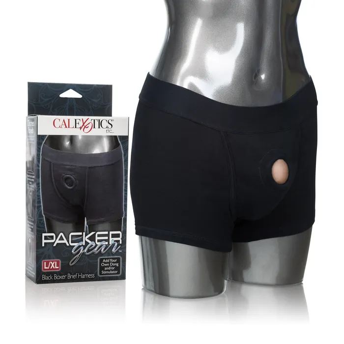 California Exotic Female Sex Toys Packer Gear Boxer Brief Harness Largeextralarge Black California Exotic Female Sex Toys Packer Gear Boxer Brief Harness Largeextralarge Black