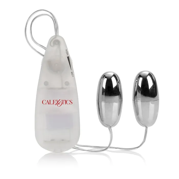 California Exotic Female Sex Toys Pocket Exotic Double Bulletsilver