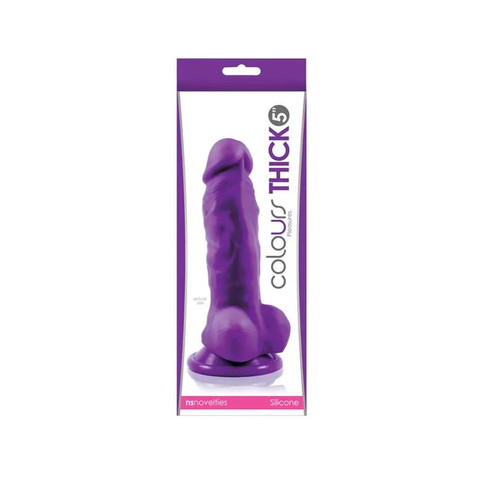 Colours Female Sex Toys Colours Thick Silicone 5in Dildo