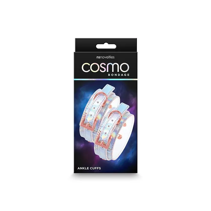 Cosmo Bondage Ankle Cuffs Rainbow Metallic Rainbow Restraints NS Novelties Couples Cosmo Bondage Ankle Cuffs Rainbow Metallic Rainbow Restraints NS Novelties Couples