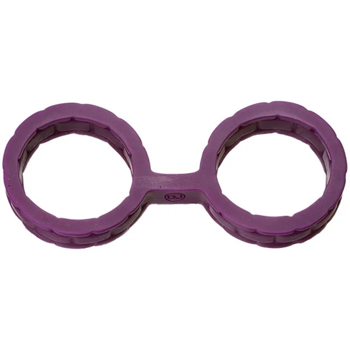 Couples Doc Johnson Japanese Bondage Silicone Cuffs Large Purple