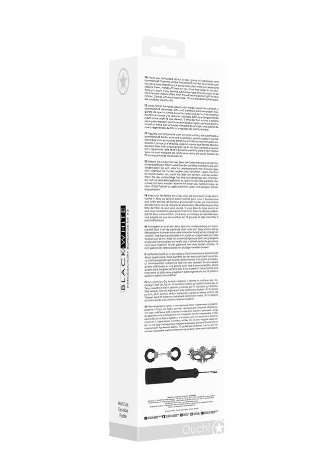 Couples Ouch Ouch Introductory Bondage Kit 3