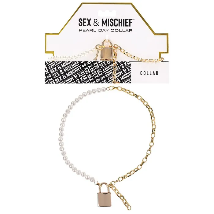 Couples Sex Mischief Pearl Day Collar Sportsheets