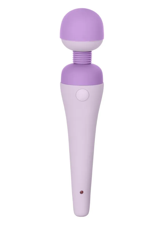 Couture Collection Inspire Wand Massager with Silicone Attachments CalExotics Female Sex Toys Couture Collection Inspire Wand Massager with Silicone Attachments CalExotics Female Sex Toys